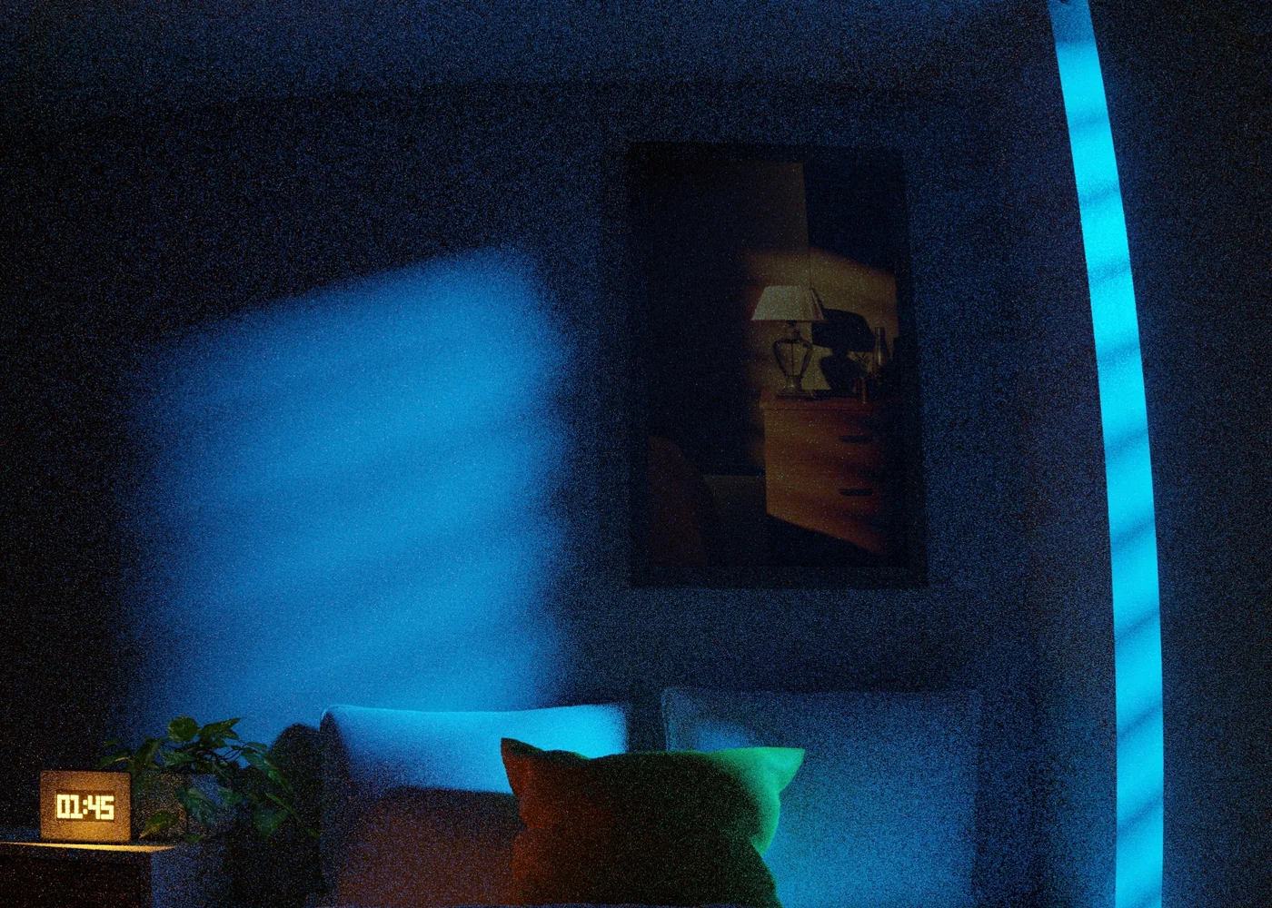Woman reading in a quiet bedroom designed for better sleep